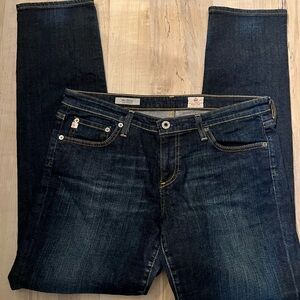 AG Adriano Goldschmied Stevie Slim Straight Dark Jeans‎ Size 32R